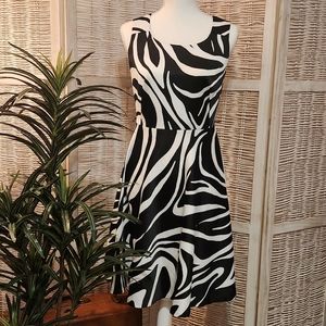 Dressbarn Zebra Print Dress